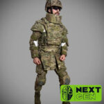 Next Gen Panzer protective suit with Multicam Class 1 ballistic protection L - Image 6