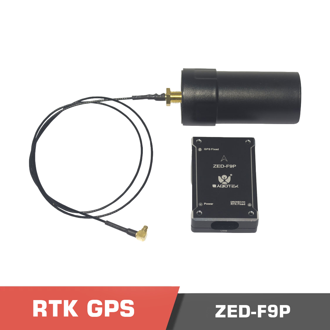 zed1.jpg ZED-F9P RTK and compass DroneCAN Module - Image 1
