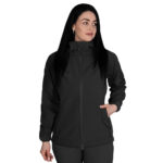 Women's Camotec Stalker SoftShell Black Jacket