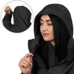 Women's Camotec Stalker SoftShell Black Jacket - Image 4