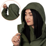 Camotec Stalker SoftShell Women's Jacket Olive - Image 4