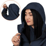 Camotec Stalker SoftShell Women's Jacket Blue - Image 4