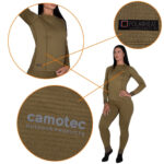 Women’s Thermal Underwear Camotec Pani Polarheat QS Coyote - Image 3