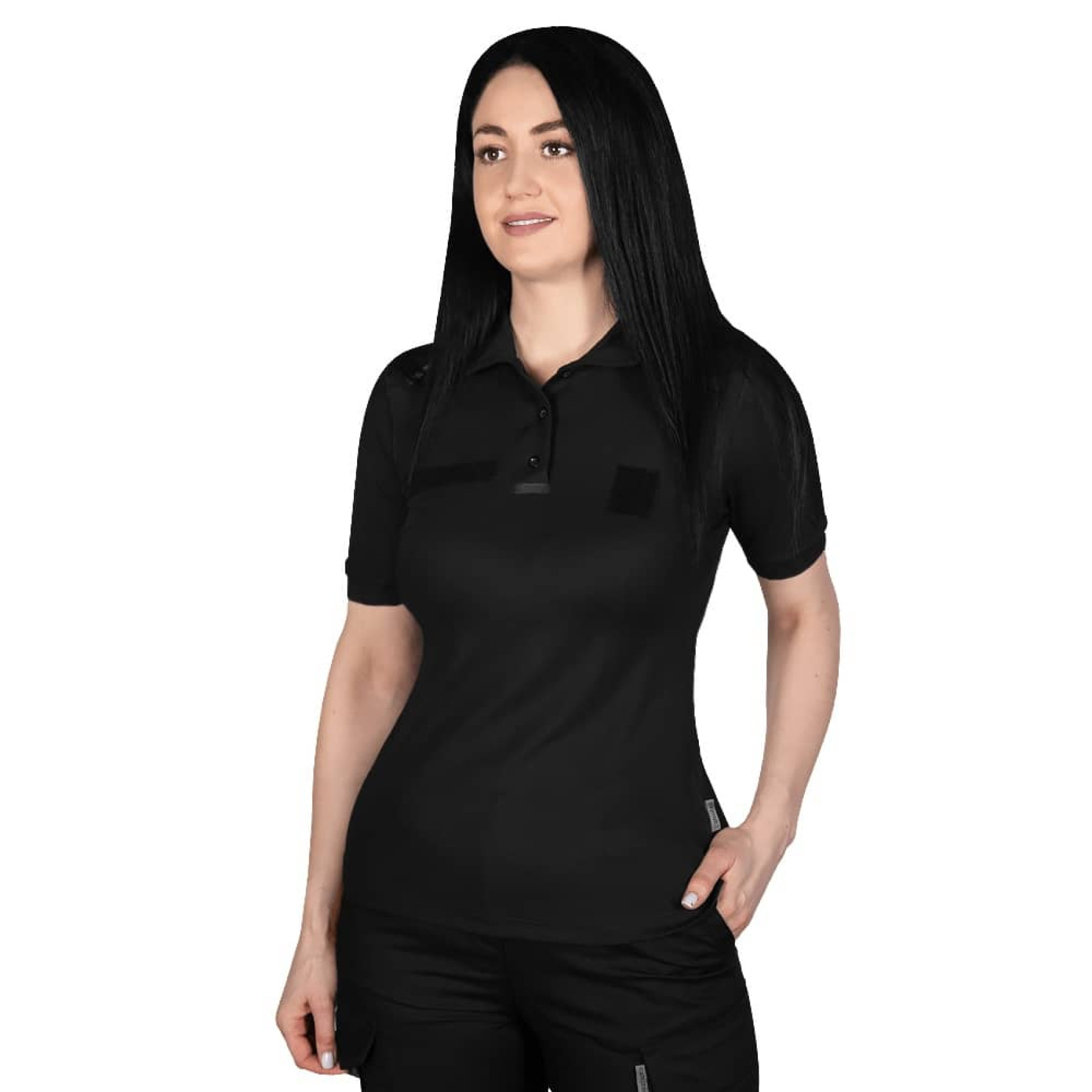 zhinoche-polo-camotec-pani-paladin-lt-chornyy-1700x1700-1.jpg Women's polo Camotec Pani Paladin LT Black - Image 1