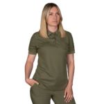 Women's polo Camotec Pani Army ID CoolPass Olive - Image 2