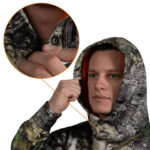 Camotec Basic Sequoia Orange winter hoodie - Image 3
