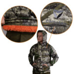Camotec Basic Sequoia Orange winter hoodie - Image 4