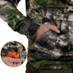 Camotec Basic Sequoia Orange winter hoodie - Image 5