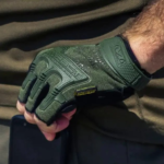 Mechanix M-Pact fingerless gloves Olive - Image 2